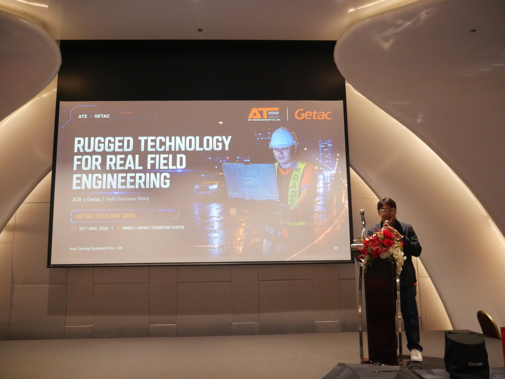 ATE ขึ้นเวทีพูด GETAC Tech Day 2026 — Rugged Technology for Real Field Engineering